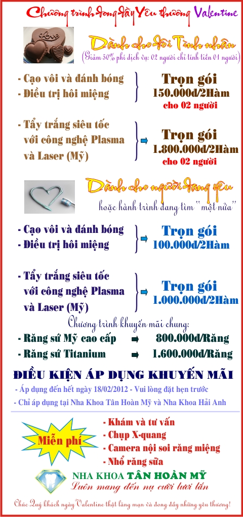 Chương trình nguyễn mãi ngày Tình Nhân